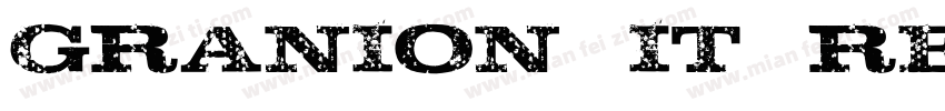 granion it regular字体转换